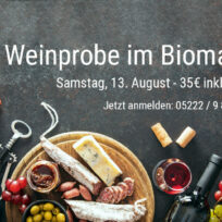 Weinprobe am 13. August
